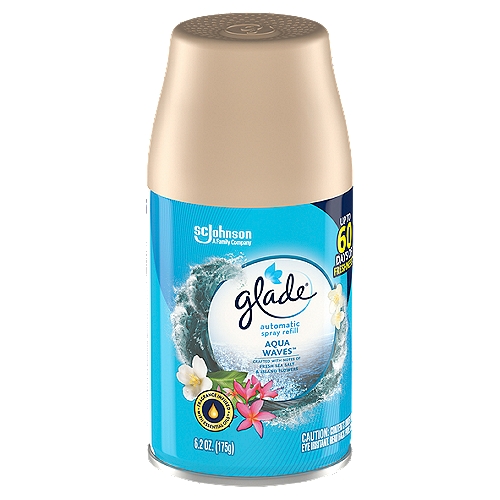 Glade Auto Spray Aqua Waves 6/6.2Oz