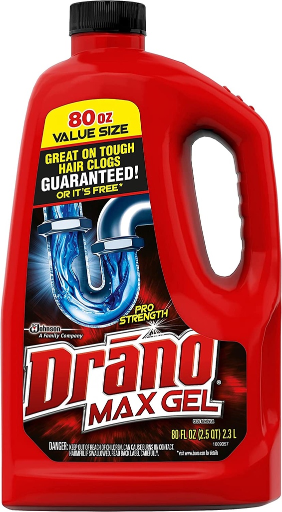 Drano Max Clog Remover 6/80oz