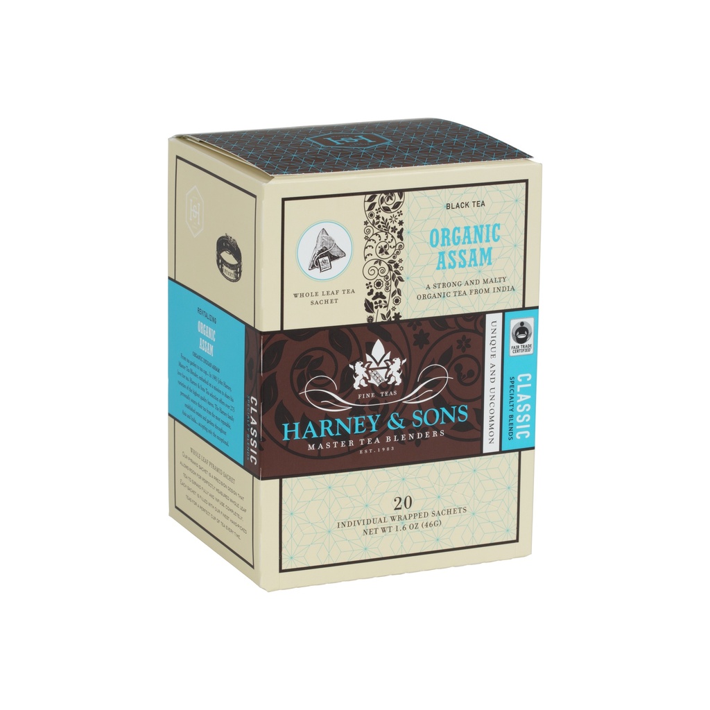 Harney & Sons Organic Assam Tea Wrapped Sachet 1/20pc