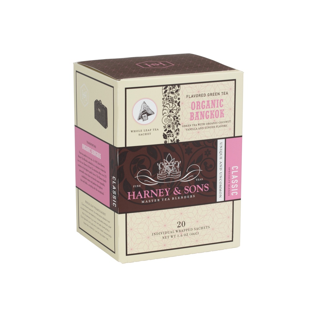 Harney & Sons Organic Bangkok Tea Wrapped Sachet 1/20pc