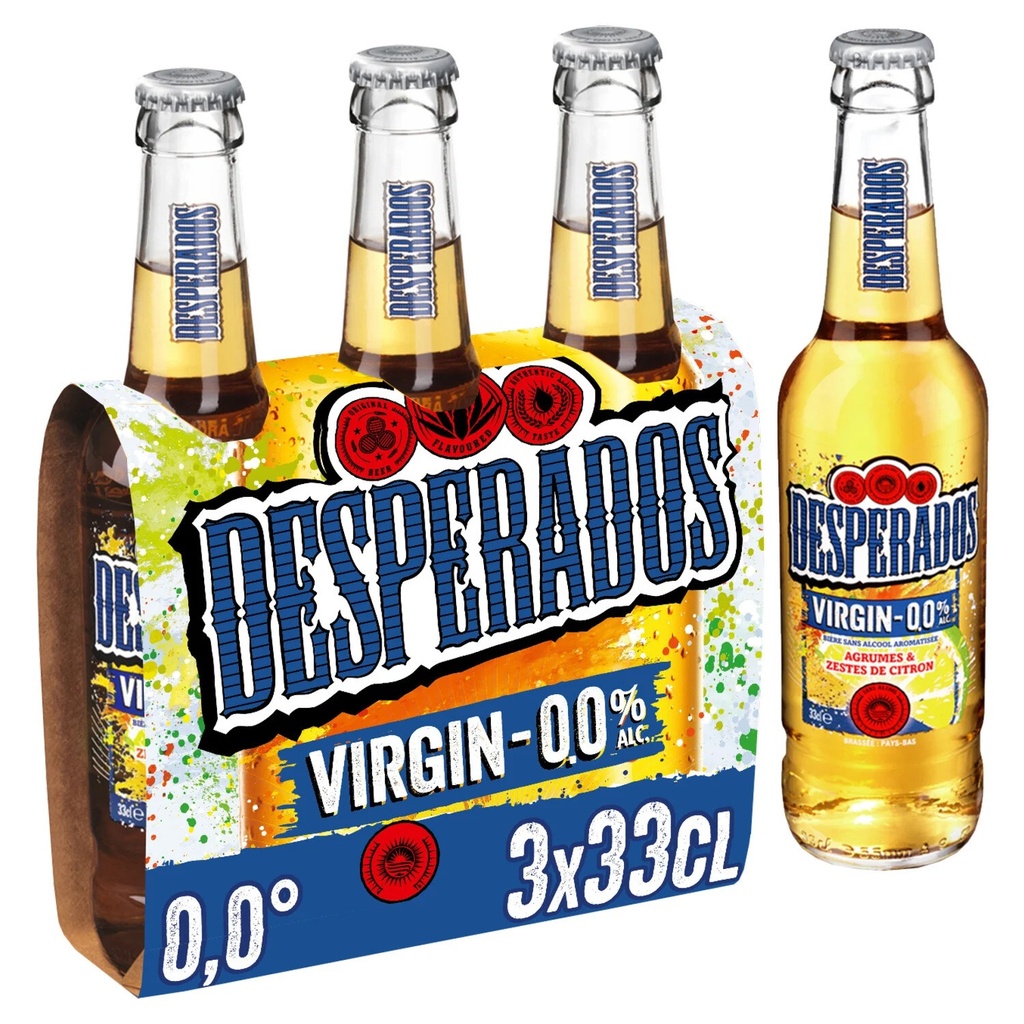 Desperados Virgin 0.0% Bottle 8X3Pk/33cl