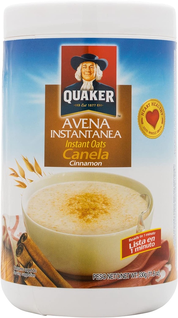 Quaker Instant Oats & Cinnamon 12/310 Gr