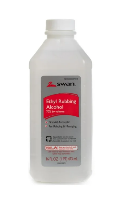 Swan Ethyl Alcohol 70% 16oz