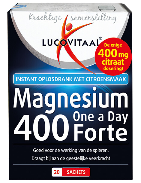 Lucovitaal Magnesium 400 Forte 20 Sachets