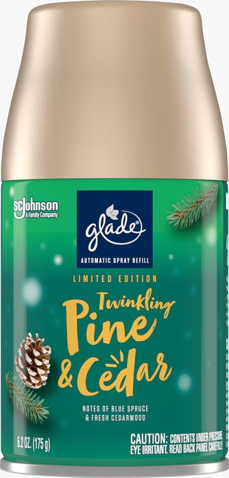 Glade Auto Spray Twinkling Pine Cedar 6/6.2oz