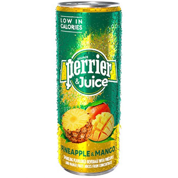 Perrier Juice Pineapple & Mango Can 6x4/25cl