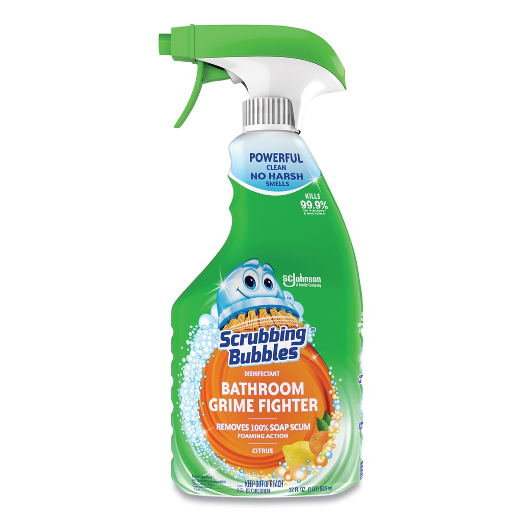Scrubbing Bubbles Bathroom Grime Fighter Citrus 8/32Oz