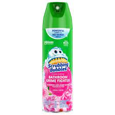 Scrubbing Bubbles Bathroom Grime Fighter Floral Fusion Aerosol 12/20Oz