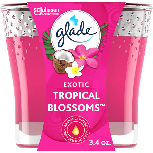 Glade Candle Tropical Blossom 3/6.8oz