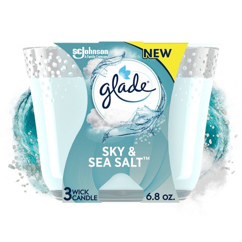 Glade Candle Sky & Sea Salt 3/6.8oz
