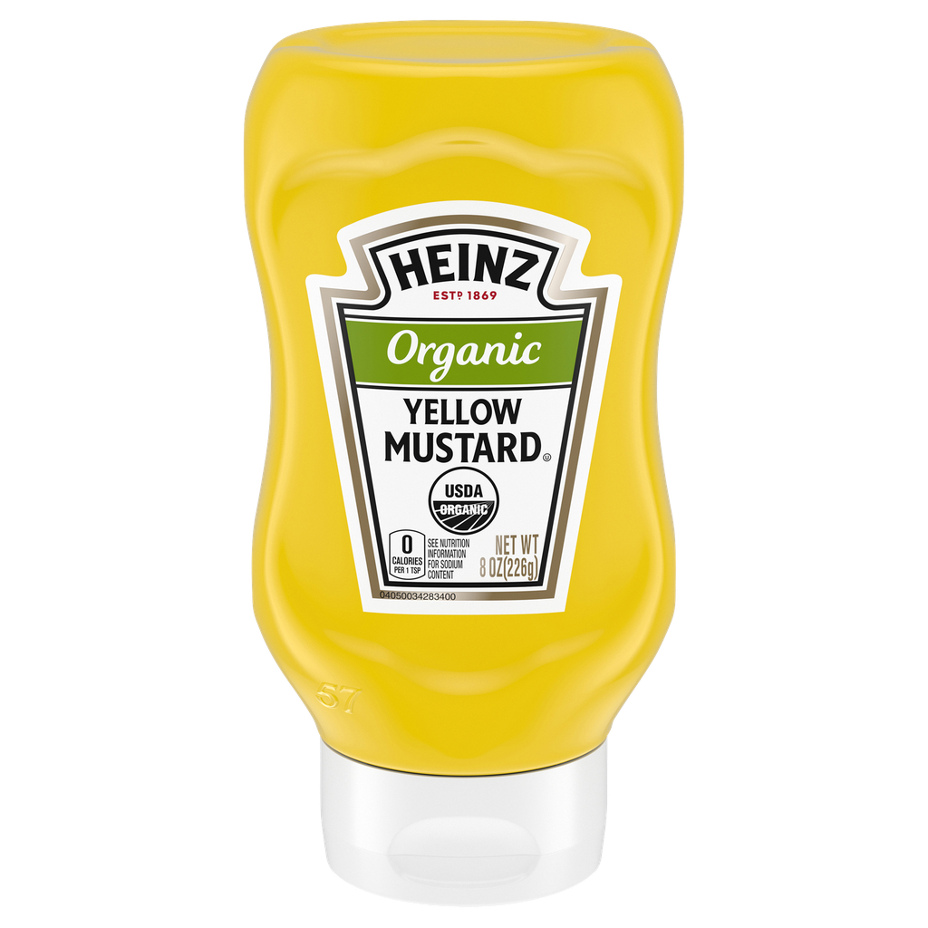 Heinz Organic Yellow Mustard 6/8oz