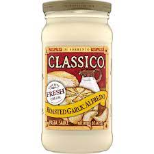Classico Roasted Garlic Alfredo Pasta Sauce 12/15oz