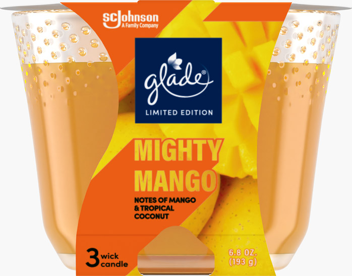 Glade Candle Lto Mighty Mango 3/6.8oz