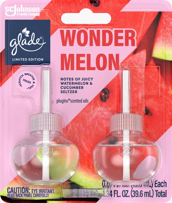 Glade PISO Lto Wonder Melon 2 Refill 6/1.34oz