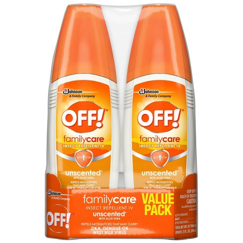 Off Family Care Unscented Spritz 6X2PK/6Oz