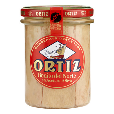 Ortiz Bonito Tuna Jar in Olive Oil 12/220gr