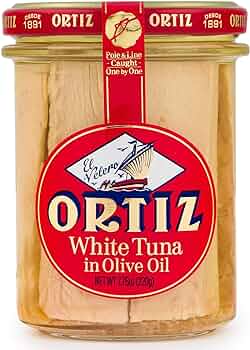 Ortiz Tuna Claro Jar in Olive Oil 12/220gr