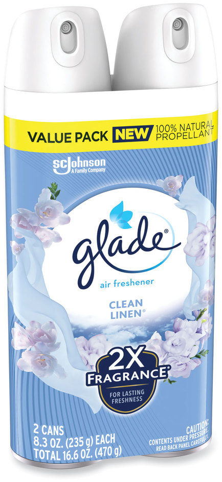 Glade Aerosol Clean Linen Value Pack 3X2Pk/8.3oz