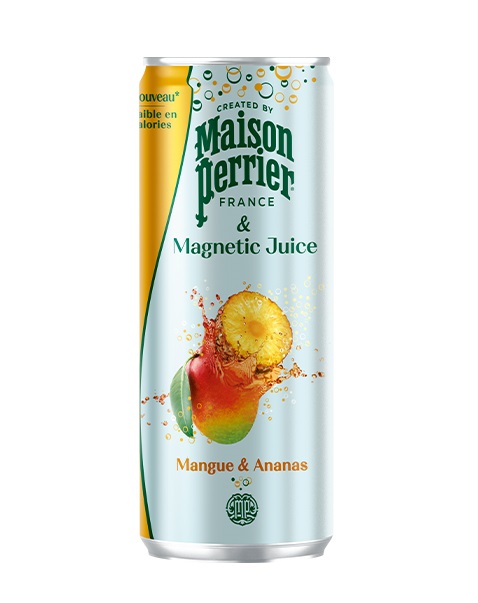 Maison Perrier Magnetic Juice Pineapple & Mango Can 6X4Pk/25cl