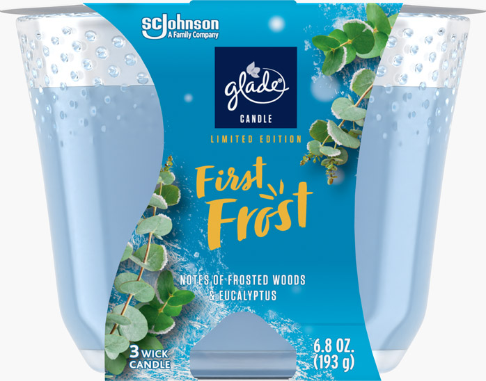 Glade Candle First Frost 3/6.8Oz