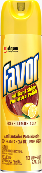 Favor Furniture Polish Aerosol Lemon 6/9.7Oz