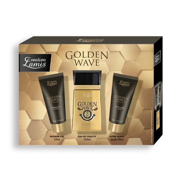 Creation Giftset Men Golden Wave Eau du Toilette Douche + Aftershave Balm