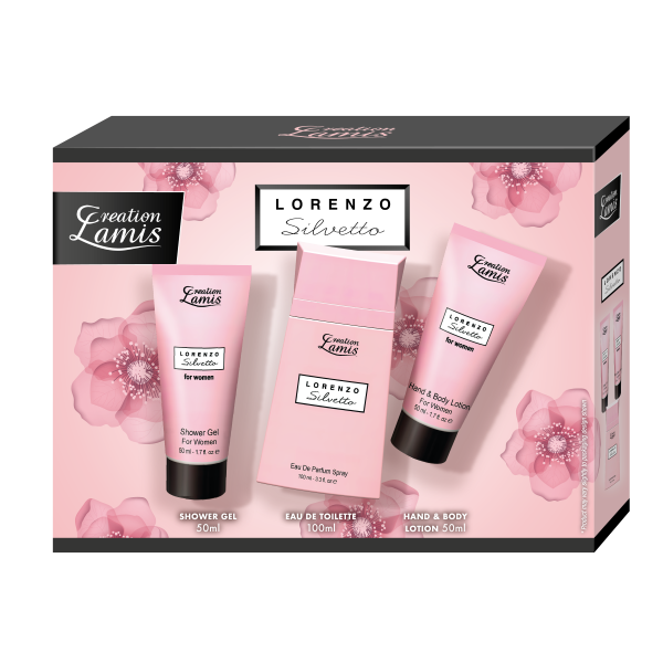 Creation Giftset Women Lorenzo Silvetto Eau du Parfum + Douche + Hand Body Lotion