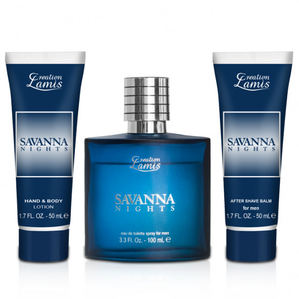 Creation Giftset Men Savanna Nights Eau du Toilette + Douche + Aftershave Balm