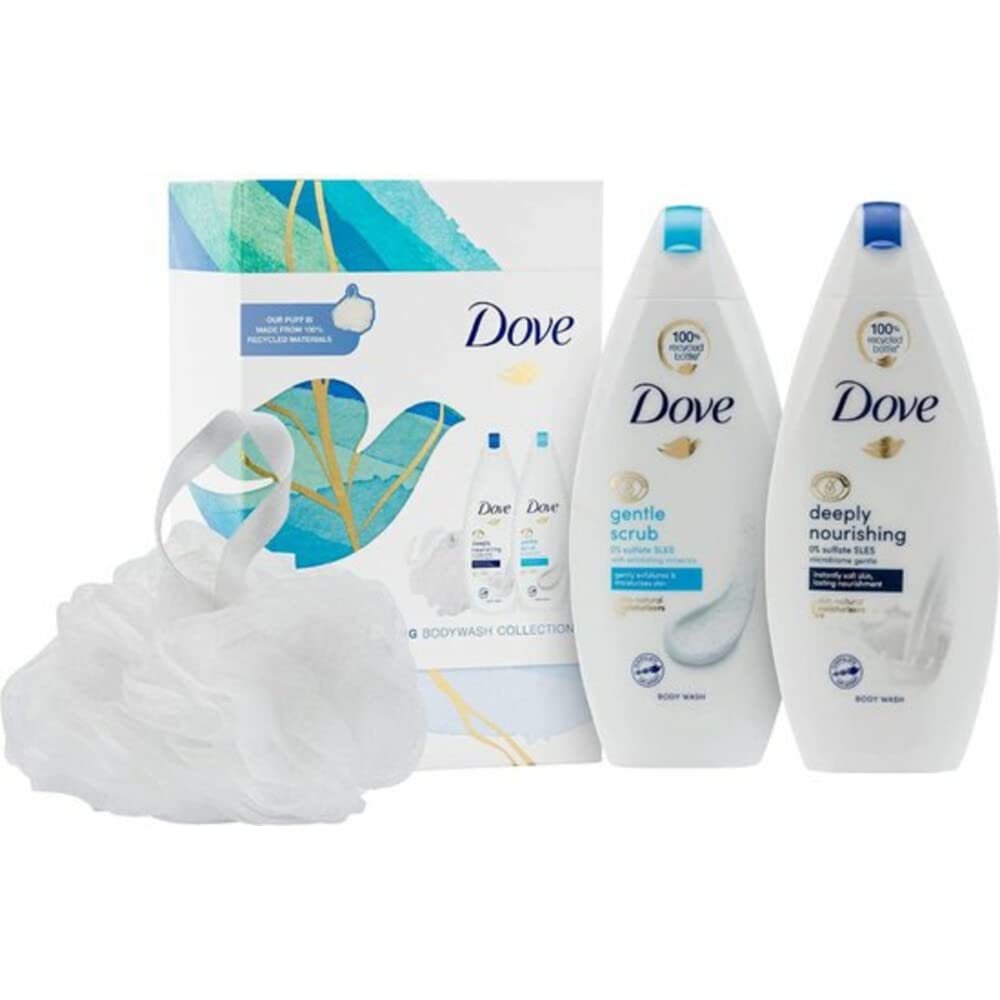 Dove Giftset Deeply Nourishing Douche + Scrub