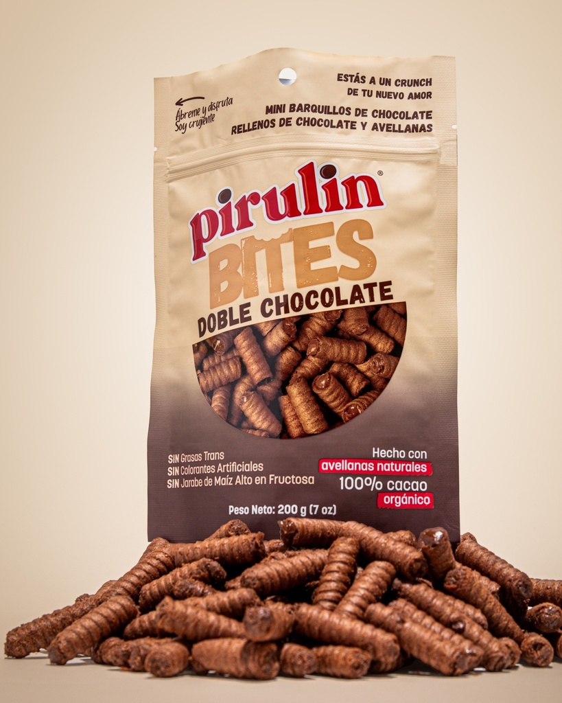 Pirulin Bites Doble Chocolate 12 Pk 200Gr