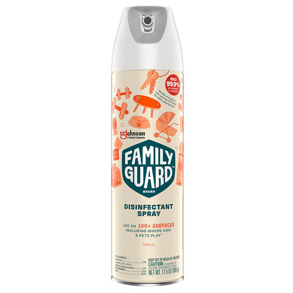 Family Guard Disinfectant Spray Citrus 8/17.5oz