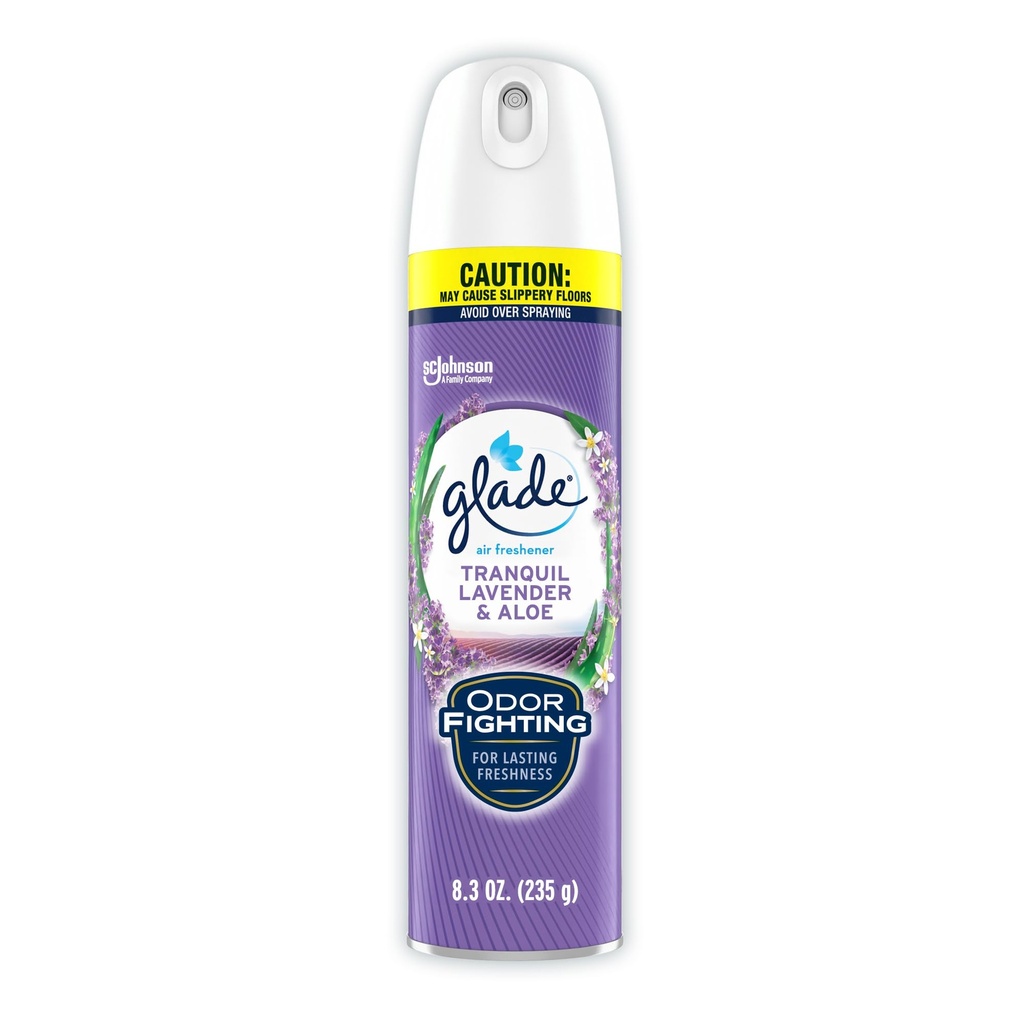 Glade Aerosol Tranquil Lavender Aloe 6/8oz