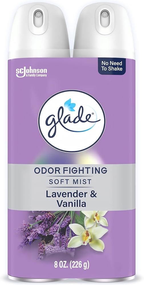 Glade Aerosol Lavender & Vanilla Value Pack 3X2PK/8oz
