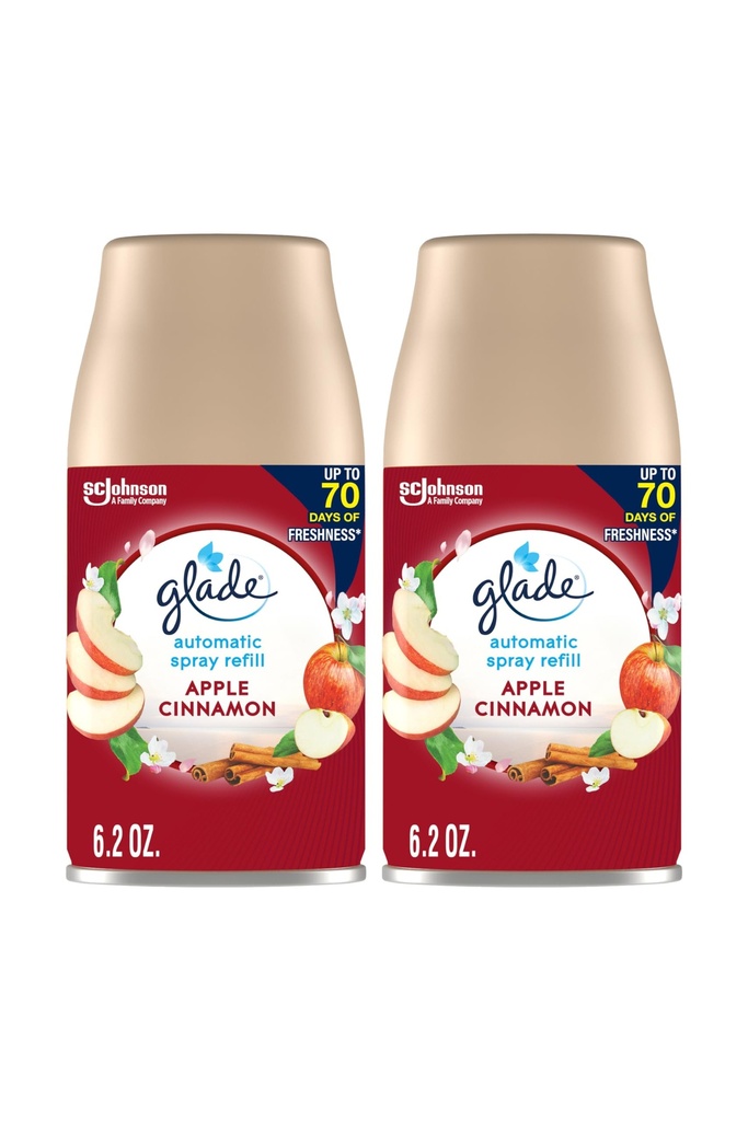 Glade Auto Spray Apple Cinnamon Value Pack 3X2PK/6.2oz