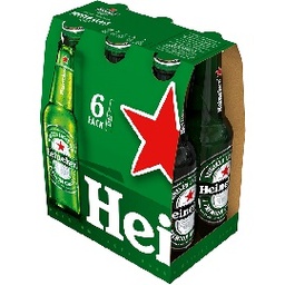 [0900-HE-08279] Heineken Bottle 4X6Pk/25cl