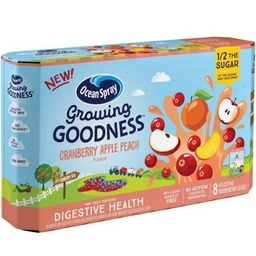 [1200-OS-27278] Ocean Spray Goodness Cranberry Apple Peach 32/6.75Oz
