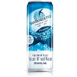 [1300-SS-00003] San Benedetto Sparkling Mineral Water Can 24/33Cl