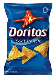 [1400-FL-00320] Frito Lay Doritos Cool Ranch 18/3.25 Oz
