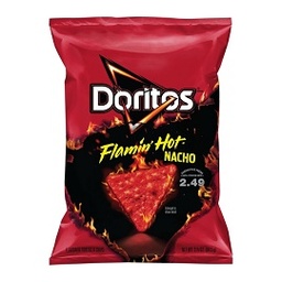 [1400-FL-46680] Frito Lay Doritos Flamin Hot Nacho 18/3.25Oz
