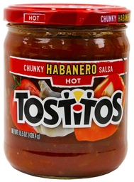 [1400-FL-58925] Frito Lay Hot Habanero Salsa Jar 12/15.5 Oz