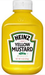 [1500-HZ-00221] Heinz Fs Yellow Mustard 16/9Oz