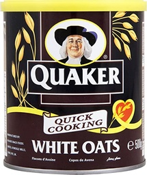 [1500-QU-10750R] Quaker Oats Quick Cooking Oats Can 24/500 Gr Uk