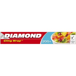 [1900-RD-00282A] Diamond Cling Plastic Wrap 24/200 Sq. Ft.