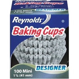 [1900-RD-00311] Reynolds Mini Designer Baking Cups 24/100Ct