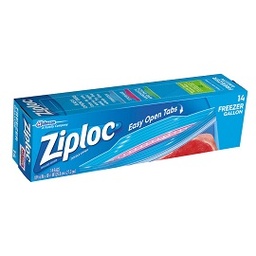 [1900-SJ-00389] Ziploc Freezer Gallon Bags 12/14Ct