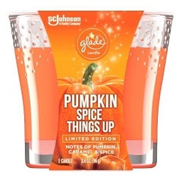 [1900-SJ-02457] Glade Candle Lto Pumpkin Spice Things Up 6/3.4Oz