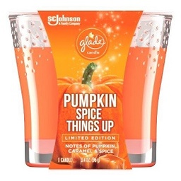 [1900-SJ-02457] Glade Candle Lto Pumpkin Spice Things Up 6/3.4oz