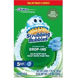 [1900-SJ-71196] Scrubbing Bubbles Blue Drop-Ins 6/5Ct