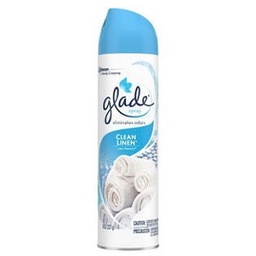 [1900-SJ-73332] Glade Aerosol Clean Linen Spray 12/8Oz