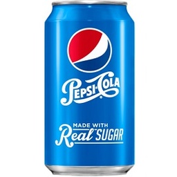 [2600-PE-20070] Pepsi Cola Real Sugar Can 2X12/12Oz